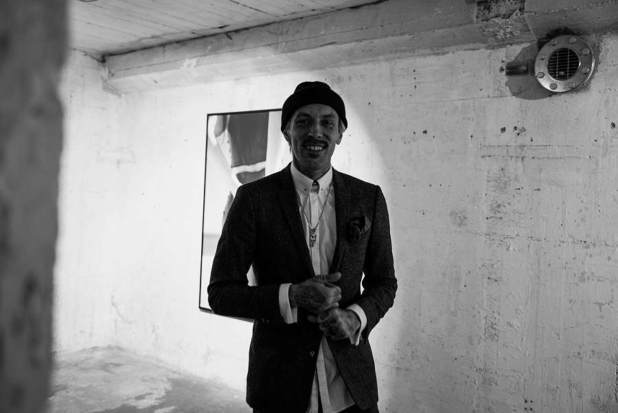 Sebastian Trägner - am Vernissageabend der Ausstellung Liquid Dreams.