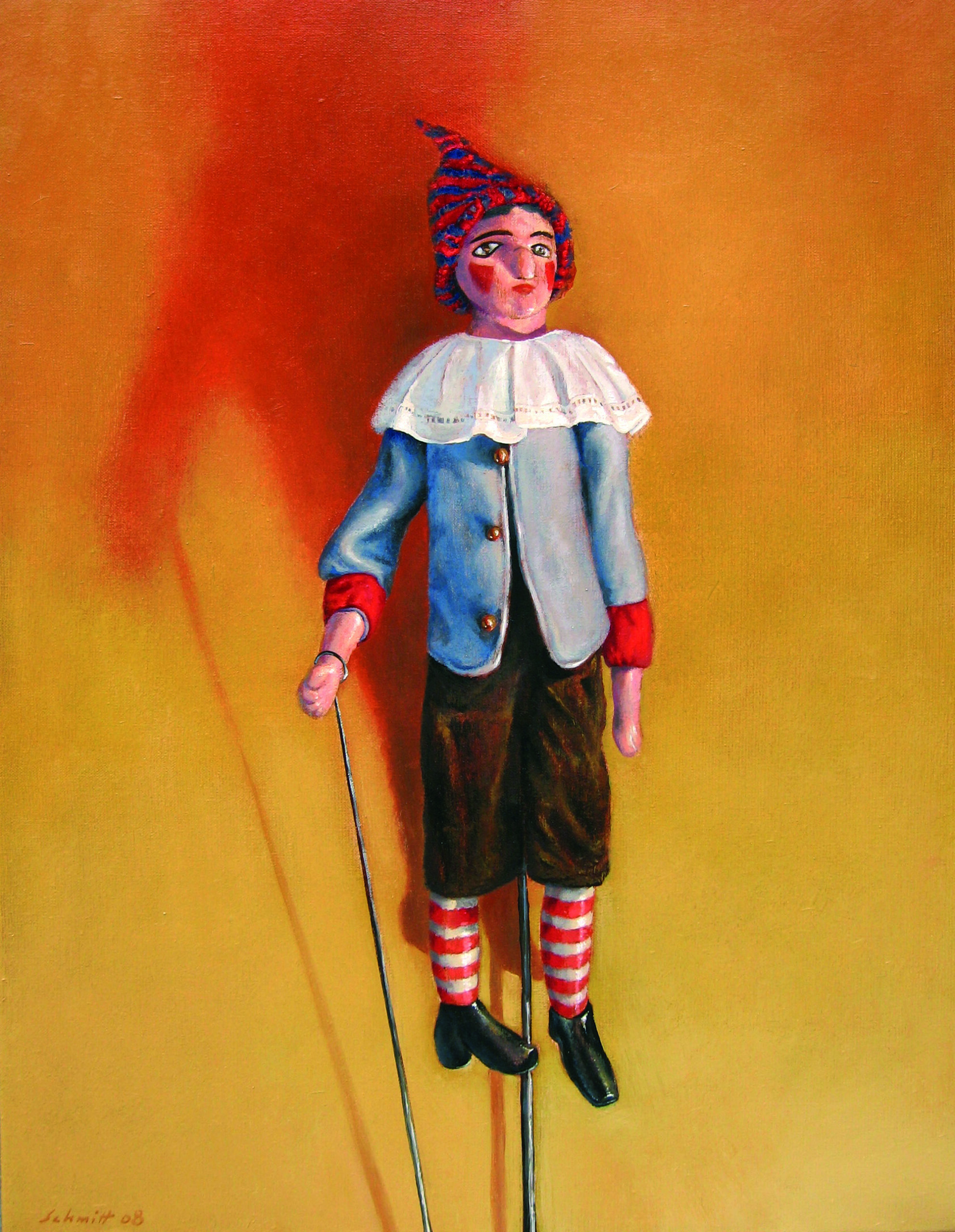 Hänneschen im 19. Jahrhundert, Ölgemälde von Dirk Schmitt