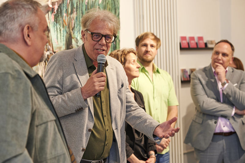 Grusswort von Galerist Gérard Margaritis.